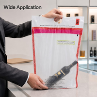 Sac de sécurité anti-effraction ICAO STEB, sac d'emballage de sécurité en plastique