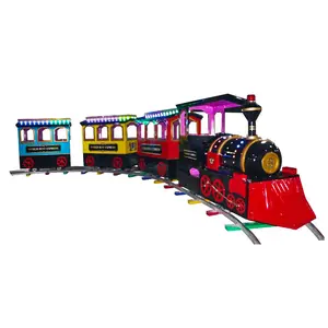 Direct manufacturing square electric railcar amusement carnival rides trackless train equipment shopping mall scenic sightseein