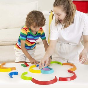LM Enfants Grand <span class=keywords><strong>Arc</strong></span>-<span class=keywords><strong>en</strong></span>-<span class=keywords><strong>ciel</strong></span> Jouet de Construction Montessori Blocs de Construction Educatifs et <span class=keywords><strong>Grimms</strong></span> Jouets <span class=keywords><strong>en</strong></span> <span class=keywords><strong>Bois</strong></span> - Product Image 4