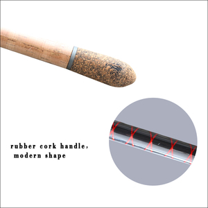 <span class=keywords><strong>Canne</strong></span> à pêche à la mouche en fibre de carbone OEM 3,9 m 120 g à action lente <span class=keywords><strong>pour</strong></span> eau douce avec guides en acier inoxydable et poignée en caoutchouc et liège - Product Image 5