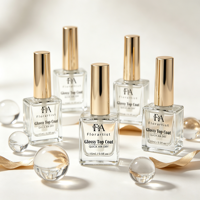 Top Coat Séchage Rapide pour Ongles - Texture Transparente Effet Brillant - Protection Longue Durée Qualité Salon