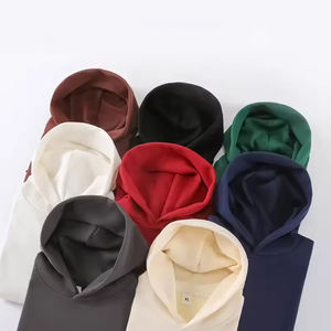 เสื้อฮู้ดผู้ชายขายส่ง ผ้าฝ้าย 100% หนานุ่ม พิมพ์ลายนูน ทรงหลวม ไหล่ตก - Product Image 2