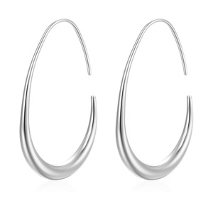 Pendientes Colgantes Minimalistas de Acero Inoxidable Chapado en Oro, Hipoalergénicos, Resistentes al Óxido, con Forma de <span class=keywords><strong>Huevo</strong></span> Ovalado, Regalo de Joyería para Mujer - Product Image 5