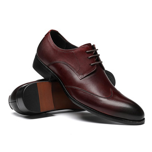 Zapatos Oxford de Vestir Formales de Estilo Italiano de Calidad Lujosa para Hombre, de Cuero, con Cordones, Hechos a Mano, con Punta en Pico, Antideslizantes, para Boda - Product Image 2