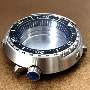 Boîtier de montre en acier inoxydable 45 mm avec incrustation d'ormeau pour mouvements NH35/NH36 – Modifiez votre montre avec style - Product Image 2