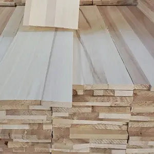 Fabbrica paulownia doghe di pioppo legname di pioppo prezzi tavole di legno massello di paulonia