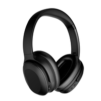 Casque sans fil supra-auriculaire à réduction de bruit active, pliable, OEM pour écouteurs stéréo Bluetooth, téléphones mobiles, aviation
