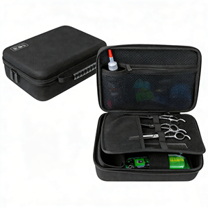 हेयर क्लिपर्स ट्रिमर उपकरण उपकरण भंडारण कस्टम पोर्टेबल पुरुषों के रेजर हेयर कटिंग बारबर केस बैग - Product Image 1