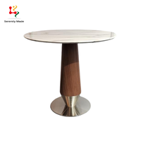 Ensemble table à manger moderne pour café Ensemble de chaises Mobilier de restauration rapide Restaurant Pied en métal durable pour hôtels en plein air Salles de séjour pour bars