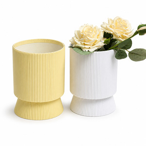 Caja de Regalo Cilíndrica Corrugada para Flores, Caja Redonda para Arreglos Florales, Suministros de Embalaje para Floristas, Venta al Por Mayor - Product Image 1