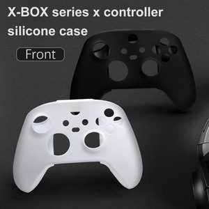 ปลอกซิลิโคนสำหรับคอนโทรลเลอร์เกม Xbox Series X S ฝาหลังป้องกันสีขาวดำ - Product Image 3