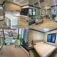 Maison Conteneur Moderne de Luxe Extensible Toit en Pente Préfabriquée Modulaire Chambre Maison Pliable Fabriquée à Partir de Conteneurs Maison Pliable