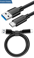 Câble USB A vers USB C 10 pieds, câble de données USB vers USB C Gen2 10Gbps, câble USB 3.0 vers USB C câble automatique Android 3A
