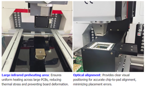 Nuova Macchina Automatica per Rilavorazione BGA con Visione HD e Allineamento, Riscaldamento Indipendente Superiore, Centrale e Inferiore per PCB IC di Telefoni Cellulari e Componenti Solari in Metallo - Product Image 4