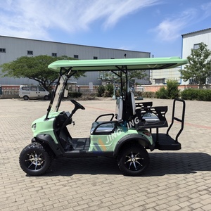 Carrito de Golf Eléctrico de 4 Plazas, Asientos Espaciosos <span class=keywords><strong>para</strong></span> Grupos, Autonomía de 90 km, Apto <span class=keywords><strong>para</strong></span> Resorts y <span class=keywords><strong>Eventos</strong></span> - Product Image 4