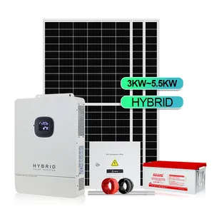 Solarthon 3000watt 24vdc e 5.5kw Off Grid ibrido solare Inverter con regolatore solare utilizzando nel generatore di sistema solare