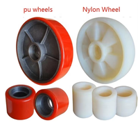 Rouleau de charge en polyuréthane (PU) et nylon haute performance à prix d'usine avec roulements pour transpalette / chariot élévateur