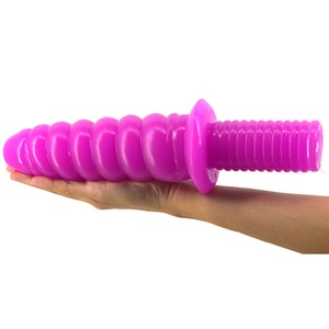 Dildo anal grande de 11 pulgadas de largo y 2.16 pulgadas de diámetro con mango, juguete sexual estimulante, popper anal, tapones anales suaves para hombres - Product Image 6