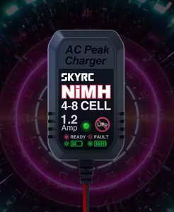 Cargador de CA NiMH de Alta Eficiencia SkyRC EN18, Salida Máxima de 1.2A, Ahorro de Energía, Accesorios para Drones de Carreras RC - Product Image 3