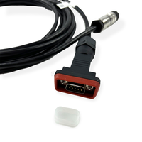 Cable de control AISG RET DB9 a conector M16 de 9 pines para sistema de inclinación de antena de Telecomunicaciones