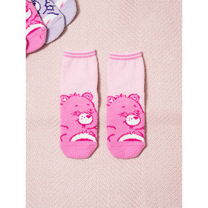 Pour les soins des ours anti-dérapant tricoté dormir pour les enfants respirant mignon équipage hauteur décontracté hiver conception pour garçons nouveau-nés coton - Product Image 1