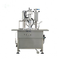 Bombe de peinture semi-automatique en aérosol Remplissage Machine de capsulage Parfum Pulvérisation corporelle Eau Nouvelle Pompe à noyau Boissons Bouteilles en plastique