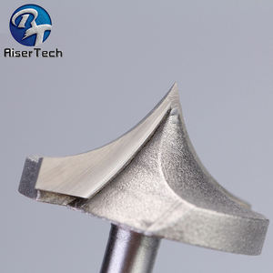 Gravure 6mm 8mm Cnc Machine Travail Du Bois Ovolo <span class=keywords><strong>Demi</strong></span> <span class=keywords><strong>Rond</strong></span> Routeur Bit <span class=keywords><strong>Fraise</strong></span> Outil Travail Du Bois Forets - Product Image 3