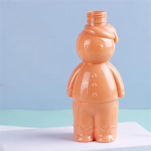 Bouteille de bonhomme de neige de Noël en plastique pour animaux de compagnie, bouteille de shampooing et de lotion de bain pour poupée de dessin animé pour enfants - Product Image 2