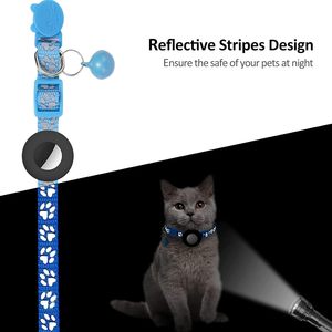 Traceur GPS pour chat 365GPS, collier bleu, batterie rechargeable, étanche, compatible avec Apple Find My - Product Image 4