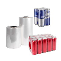 Film rétractable transparent imprimable en plastique, film rétractable thermique pour bouteille d'eau minérale