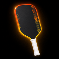 Raquette de pickleball en fibre de carbone T700, 230g, 16mm d'épaisseur, 418x190x16mm, structure nid d'abeille, fabrication OEM ODM, marque privée