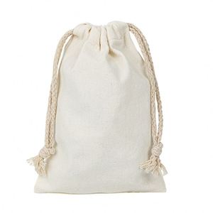 Bolsa de Algodón Orgánico Personalizada con Cordón, Bolsa Pequeña para Regalos, Bolsa de Algodón Reutilizable Ecológica con Logotipo para Empaque de Joyería - Product Image 2