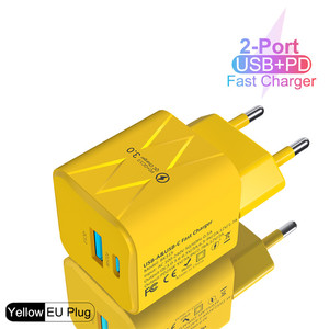 2024 New Arrival 2-Cổng USB Qc3.0 + Loại C Pd25W EU/US/Hàn Quốc Cắm Du Lịch Nhanh Chóng Sạc Phổ Xách Tay Adapter USB Tường Sạc - Product Image 4