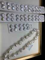 Perles d'eau douce naturelles blanches en forme de cœur de 10-11 mm, perles en vrac pour la fabrication de bijoux