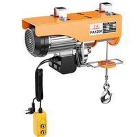 Mini-treuil électrique PA1000 avec câble métallique, palan électrique 200kg/600kg