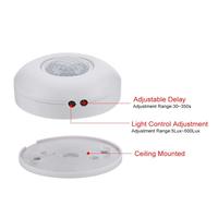 TUODI TDL-9958 12V atau 220V Jangkauan Sensor 3-5m dan Daya 800W untuk Penerangan Otomatis Koridor Saklar Sensor Gerak PIR