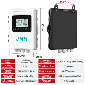Controlador <span class=keywords><strong>de</strong></span> Bomba <span class=keywords><strong>de</strong></span> <span class=keywords><strong>Agua</strong></span> Automática Monofásico JNN 20Y-CBB 220V 0.37-2.2kW con Pantalla LCD, Temporizador <span class=keywords><strong>de</strong></span> Protección y Capacitor <span class=keywords><strong>de</strong></span> 70uF - Product Image 6