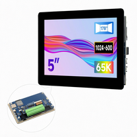 Modul Layar Sentuh Kapasitif LCD Waveshare 5 Inci ESP32-S3-Touch-LCD-5 1024x600 UART Terintegrasi
