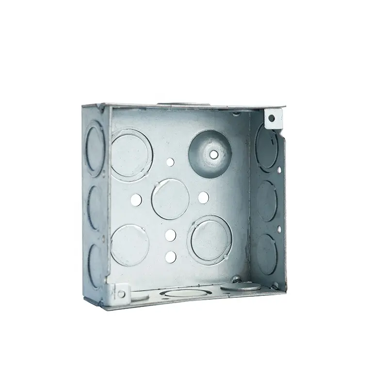 ULリストに記載されている溶接鋼製コンセントジャンクションボックス2-1/8 "深さip65金属製耐候性電気機器ボックス (計器エンクロージャー用)