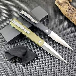 Couteau de poche pliable double à manche en alliage d'aluminium 920, couteau tactique de survie pour le camping en plein air, la chasse, la défense personnelle - Product Image 5