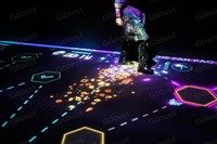 Jeux de projection interactive immersive pour sols intérieurs, course de vitesse, multijoueur, compétitifs, scènes personnalisables, maison de jeu en métal