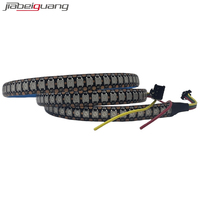 Ws2812b 5V 5050 144leds/m 12mm IP65 Étanche RGB Magique Flexible Led Lumière Smart Adressable Led Bande pour KTV bar Décoration