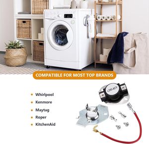 279816 Kit de coupure thermique pour sèche-<span class=keywords><strong>linge</strong></span> <span class=keywords><strong>Thermostat</strong></span> à fusible thermique pour sèche-<span class=keywords><strong>linge</strong></span> électrique remplace AP3094244 279816VP 3399848 3977393 PS334299 - Product Image 6