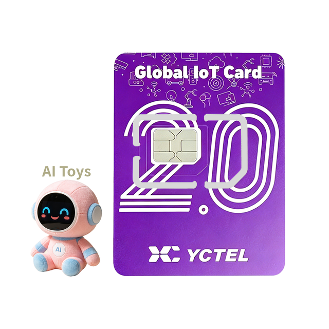 M2M IoT SIM Card for AI Toys & Low Data Devices, Flexible Monthly Plan, Global Roaming, No Activation Fee