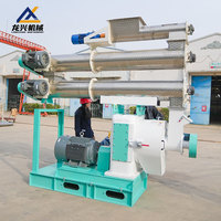 Granulateur à Anneaux Haute Efficacité, Taux de Formulation Élevé, Matrice Résistante à l'Usure, Grande Capacité, Machine de Granulation d'Aliments pour Animaux