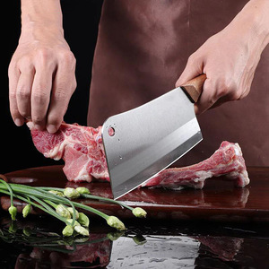 Kitchen <b>knife</b>, household ultra-sharp <b>knife</b>, chef's special <b>knife</b>, forged, slicing, meat chopping, <b>bone</b> chopping, meat mincing - Product Image 2