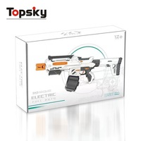 Pistolet automatique de haute qualité à grande capacité, fusil mitrailleur électrique à longue portée, jouet pour enfants