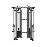 Système de poulies doubles réglables en acier pour cage de fitness multifonctionnelle, machine Smith et crossover de câbles – Usage commercial pour musculation et entraînement du dos