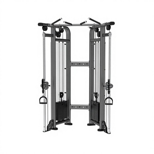 Système de poulies doubles réglables en acier pour <span class=keywords><strong>cage</strong></span> de fitness multifonctionnelle, machine Smith et crossover de câbles – Usage commercial pour <span class=keywords><strong>musculation</strong></span> et entraînement du dos - Product Image 1