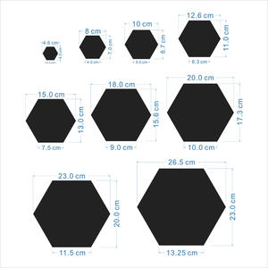 Home Decor Hexagon Design Acrylic Waterproof Wall <b>Stickers</b> 12pcs 3d <b>Mirror</b> Wall <b>Stickers</b> Art Home Decoration - Product Image 3